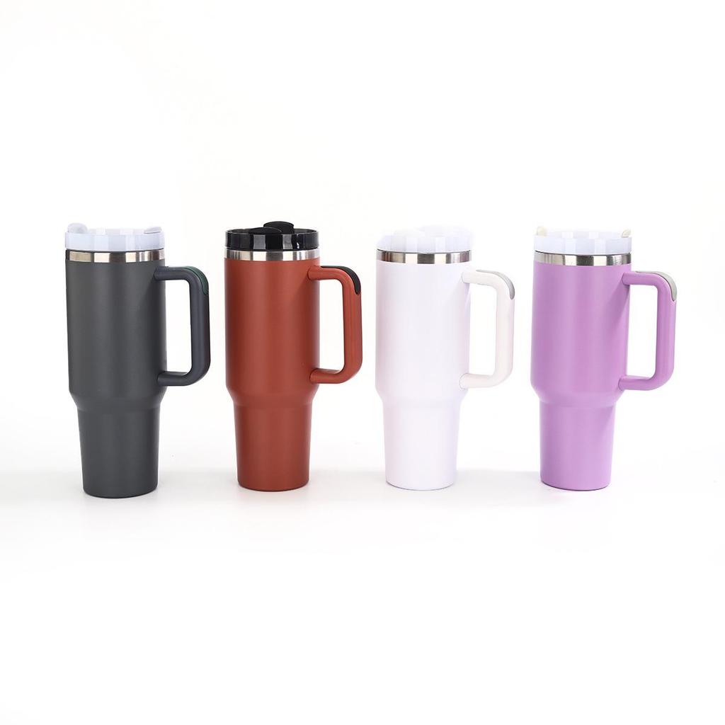 Second Gen 40oz Insulated Car Cup with Handle - Large Capacity, Double Layer Vacuum for Cold Storage