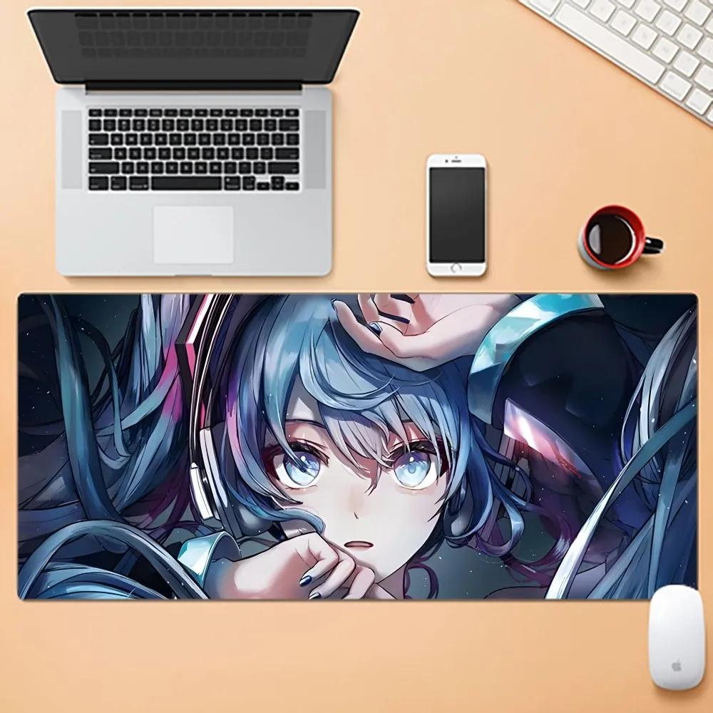 HHatsune MMiku Mousepad Mousepad New Arrivals Large Gaming Mousepad L XL XXL Gamer Mouse Pad Size For Keyboards Mat