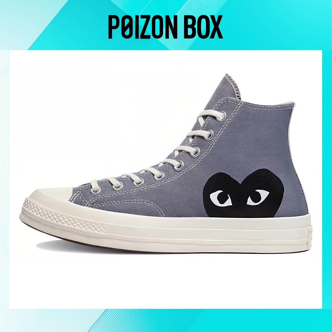 

кеды Comme des Garcons Play x Converse Chuck Taylor All-Star 70 Hi PLAY Grey 171847C