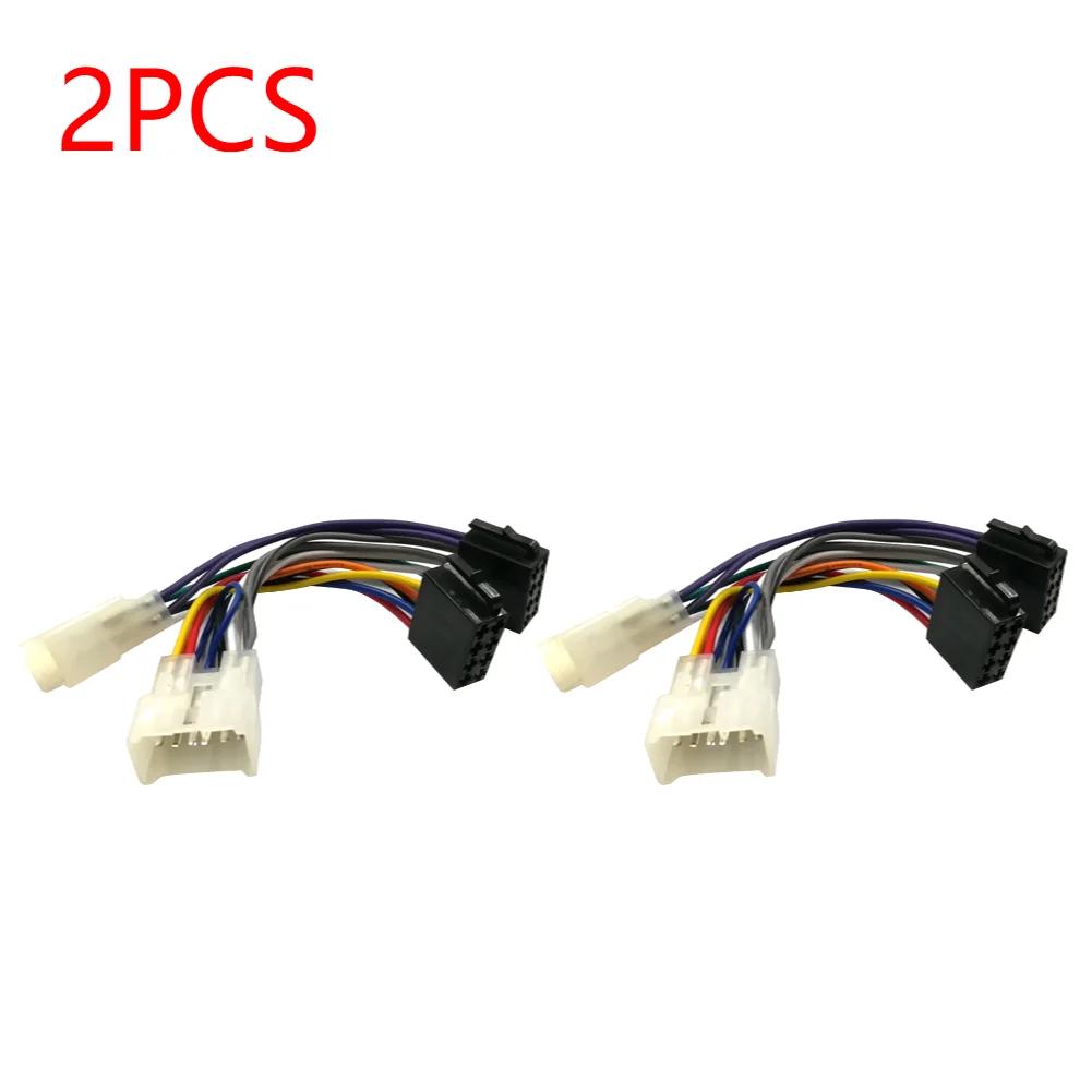 1-5 шт. Адаптер жгута проводов ISO для автомобильного радиоприемника ISO-адаптер разъема стерео для Toyota Camry Echo Hilux Kluger