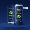 Nivea Männer Energie Duschgel 250ml Für Körper Gesicht Haar Mit Minzextrakten | Erfrischendes Reinigungswaschgel für den täglichen Gebrauch