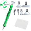 DIY Diamond Art Tools Drill Pen New resin pen with threaded design, replaceable multiple tips Diamond painting accessories