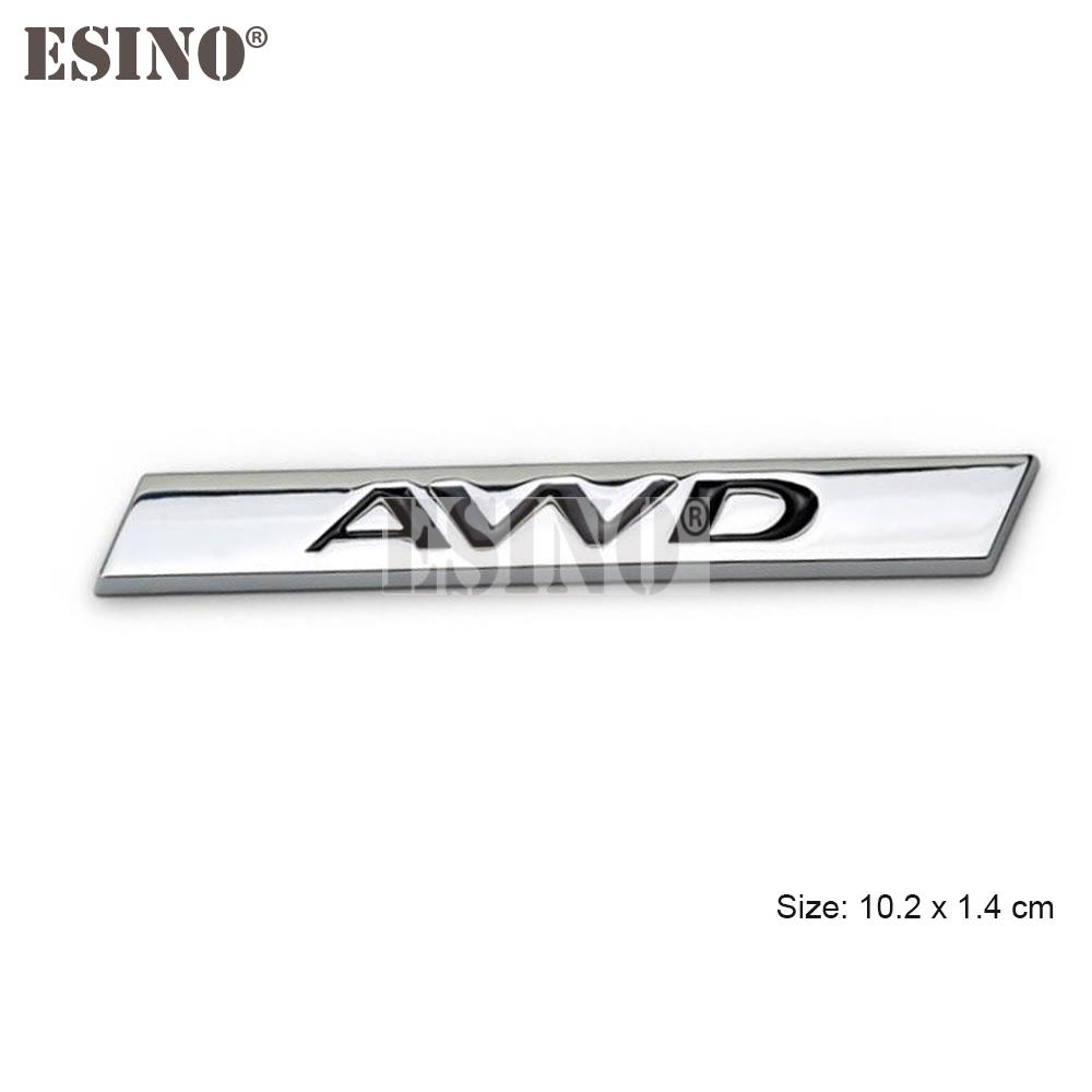Car Styling 3D Metal Adhesive Emblem AWD 25T 35T Car Body Rear Trunk Badge Auto Accessory for Jaguar XE XF XJ F-Pace F-Type HH1