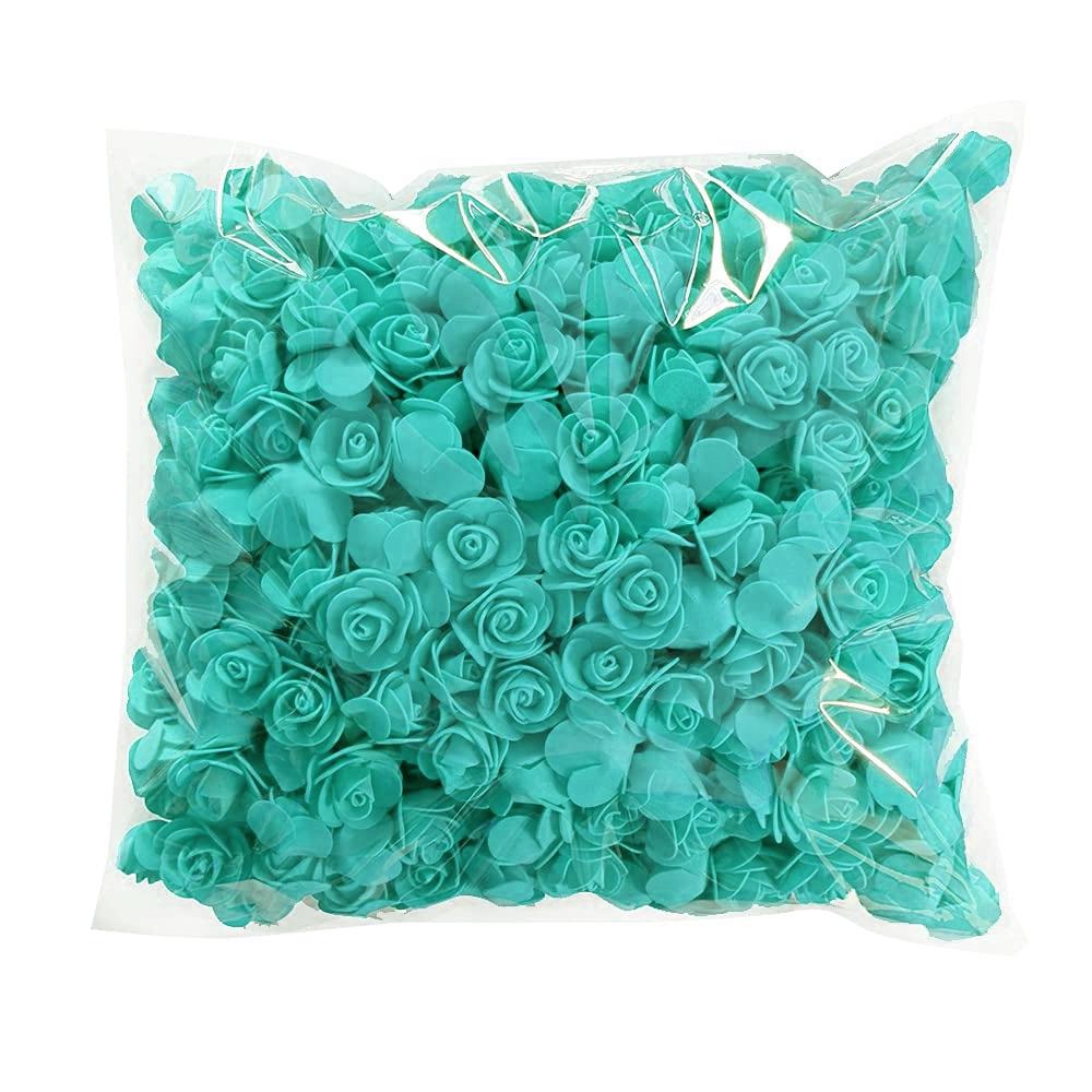 50pcs/Pack 3cm Foam Rose Heads Artificial Flower Teddy Bear Rose For Wedding Birthday Party Home Decor DIY Valentines Gifts