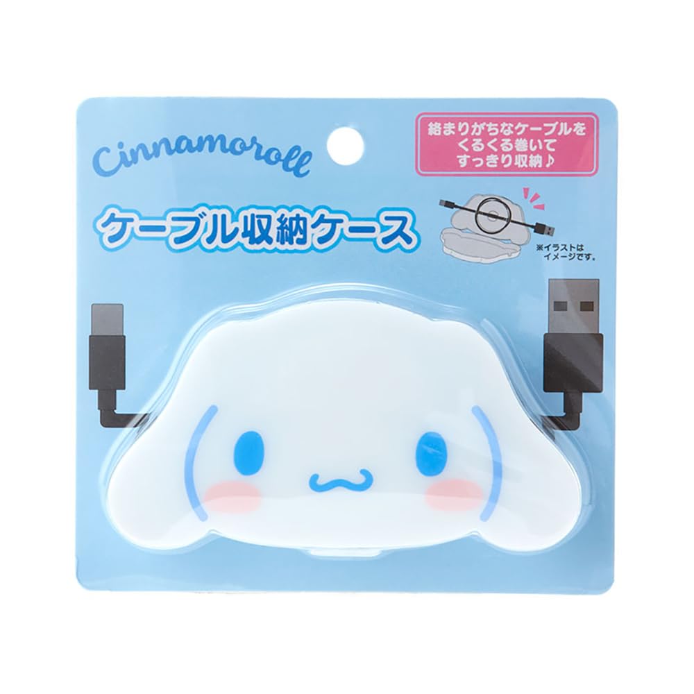 Sanrio Cinnamoroll Cable Storage x x Character 240451 Case/Cable Holder, 5.4 10.2 1.5 cm, Design,