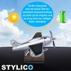 STYLICO Auto Lufterfrischer Flugzeug Parfüm Solar Raumduft mit Aroma