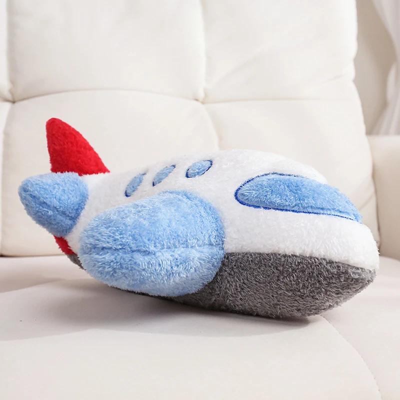 Süßes Cartoon Fahrzeug Plüschtier Weiches Flauschiges Auto Flugzeug Panzer Feuerwehrauto Kuscheltier Transportfahrzeug Kawaii Plüschtier Heimdekoration