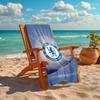1pc C-Chelsea Beach Towel, Comfortable and Thick, and Swimming/Bath/Picnic/Camping Towel, Suitable for Seaside Beaches