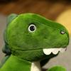 35cm Green Dinosaur Doll Simulation Plush Toy Handmade Doll Cartoon Anime Cute Pillow Cushion Home Decoration Children's Birt
