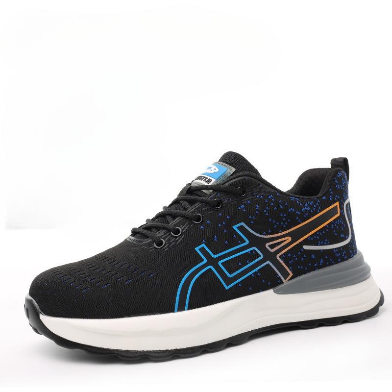 Labor Insurance Shoes, Anti-smash and Anti-piercing, Comfortable and Breathable Mesh Safety Protective Shoes