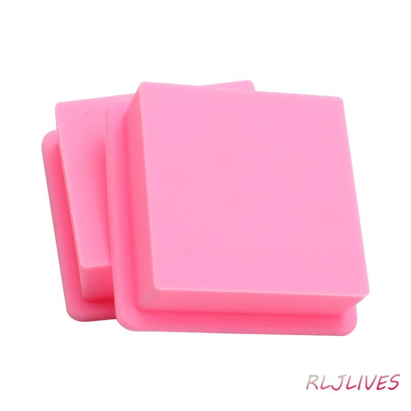New Large Square Silicone Soap Mold For Candle Cake DIY Handmade Craft Lotion Bar Soap Mould Supplies