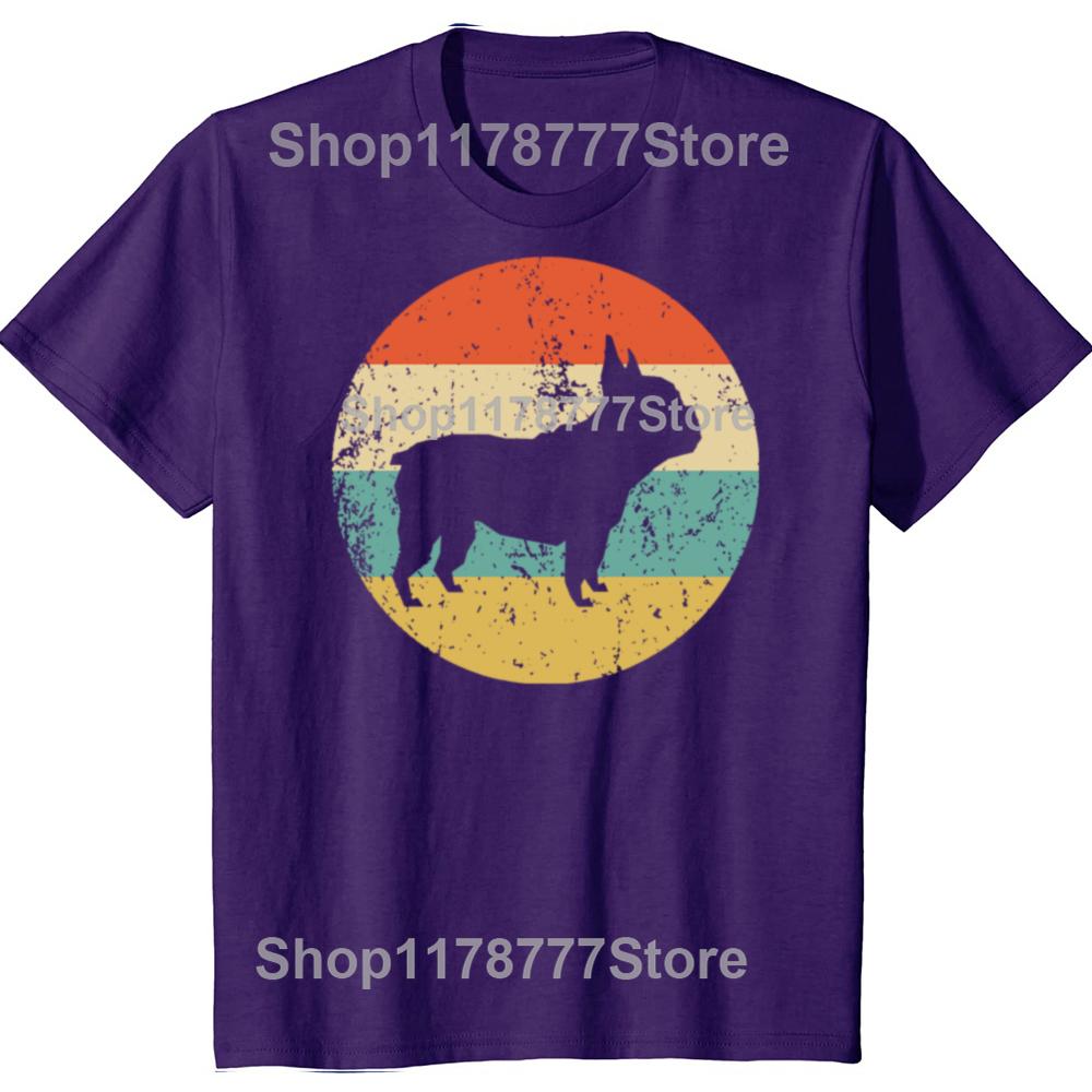 French Bulldog Shirt Retro French Bulldog Men'S T-Shirt Dog Icon Design New Cool Short Sleeve Men Casual T Shirts Harajuku