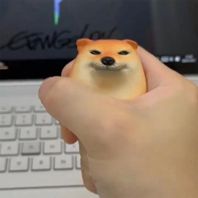 Dog & Egg Decorations Creative Shiba Inu Realistic Egg Shape Desk Decor for Home Offices Fun Christmas Gifts Home Decor Figurine