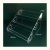 3/4/5Tier Acrylic Display Stand For Lipstick Lip Glaze Eye Shadow Tray Air Cushion, Clear Makeup Storage Rack Cosmetic Organizer