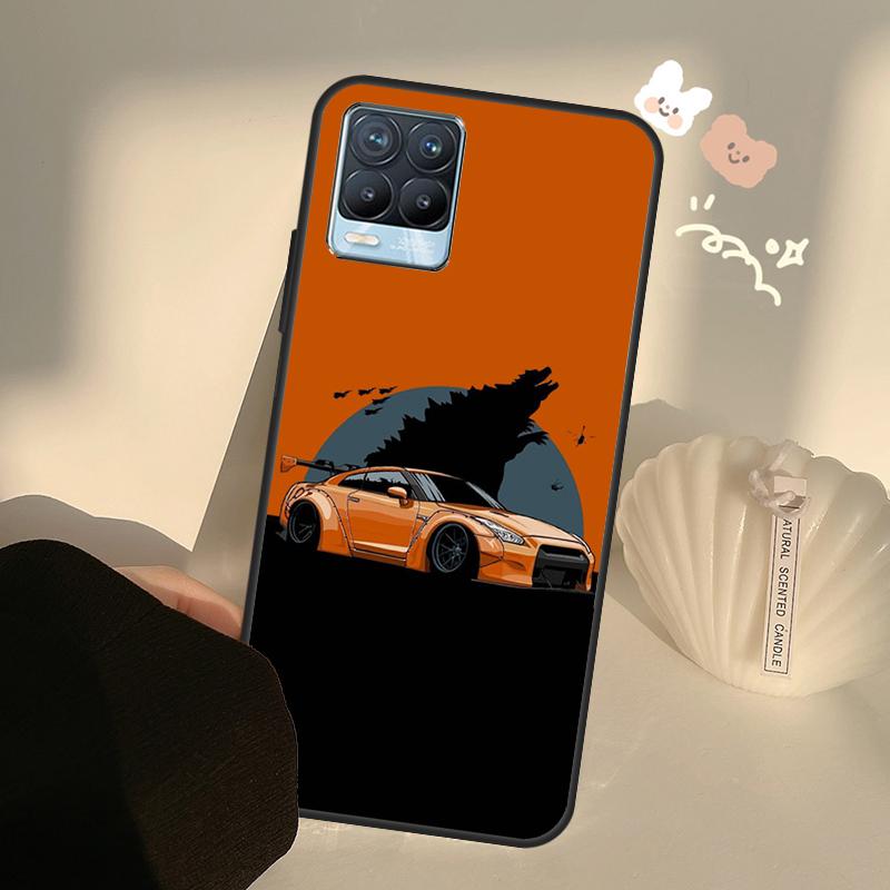JDM Tokyo Drift Sportwagen Für Realme 8 9 Pro Plus GT Neo 2 GT Master 9i 8i Handyhülle Für OnePlus 9 10 Pro 9R Nord2