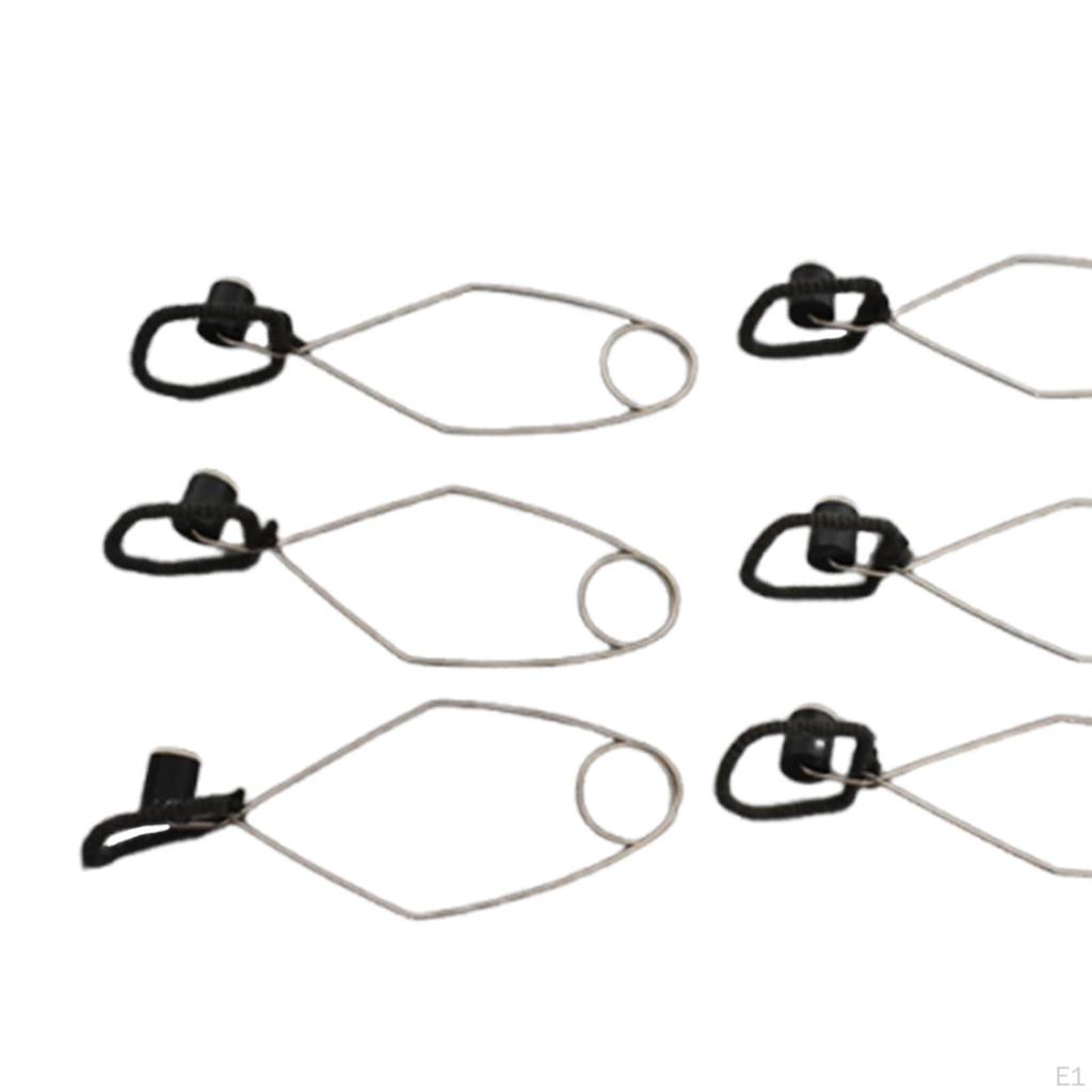 6Pcs Flute Pad Clips Indentation Clip Saving Effort Easy To Use Musical Instrument Accessories