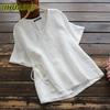 Women's Fashion Casual Solid Color Print Short Sleeve V Neck Blouses & Shirts