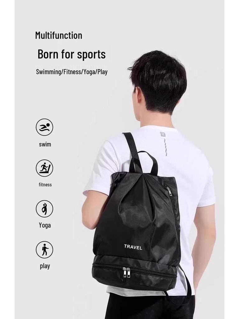 Wasserdichte Schwimmtasche - Unisex Rucksack mit Nass- und Trockenfach für Fitness & Sport