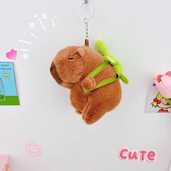 Плюшевый брелок-подвеска Капибара - Милая и Уродливая Кукла для Сумки