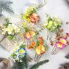 Bohemian Large Flower Hairpin Side Clip Artificial Floral Hair Clip Flowers Hair Claw  Girls
