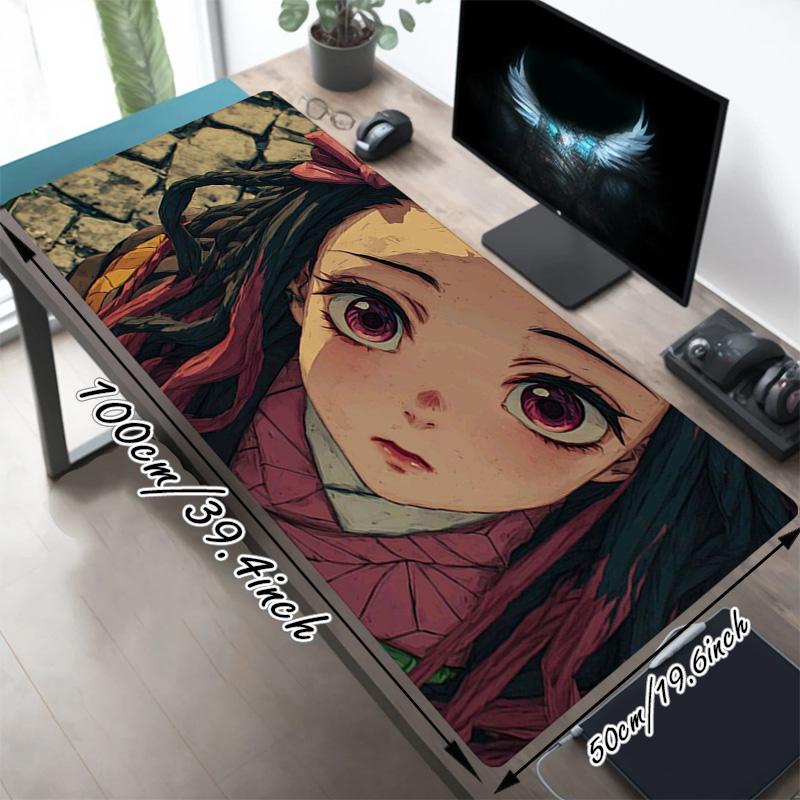 Girl'S World Xl Gaming Mouse Pad Nonslip Rubber Base Stitched Edge Waterproof Desk Mat For Pc Laptop Gamer Office Computer Accessories C927329