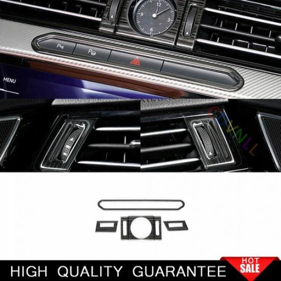 Fit For VW Arteon CC - Black Steels Emergency Light Switch Panel Trim