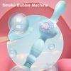 Elastic Smoke Bubble Machine Portable Bubble Maker Automatic Bubble Blower Bubble Wand for Kids Summer Outdoor Party Garden Toys