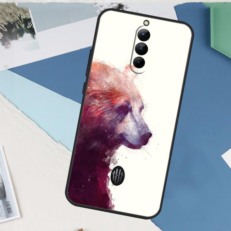 Grizzly Bear Case For ZTE Nubia Red Magic 9 10 11 8 8S 9S 10S Pro Plus 6 7 6S 7S Pro 5G 6R 10 Air Cover