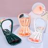 5 PIÈCES Pinceau Maquillage Set Maquillage Pinceau Fond de Teint Pinceau Ombre à Paupières Set Pinceaux Maquillage Voyage Portable Avec Miroir Outil de Beauté