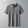 Summer Solid Color Men's Short Sleeved T-shirt Thin Business Lapel Men's Polo Shirt