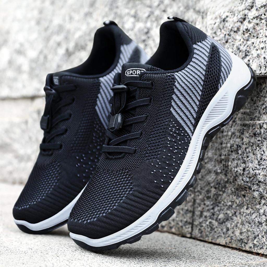 Men's Spring Soft Sole Walking Shoes: Comfortable Travel & Sports Footwear for Middle-aged & Elderly, Perfect Gift for Couples