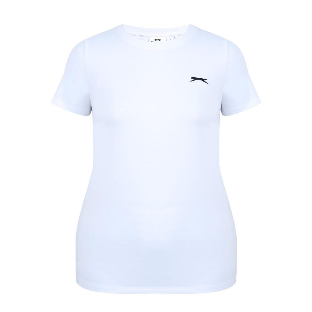 Slazenger Womens/Ladies Plain Crew Neck Fitted T-Shirt