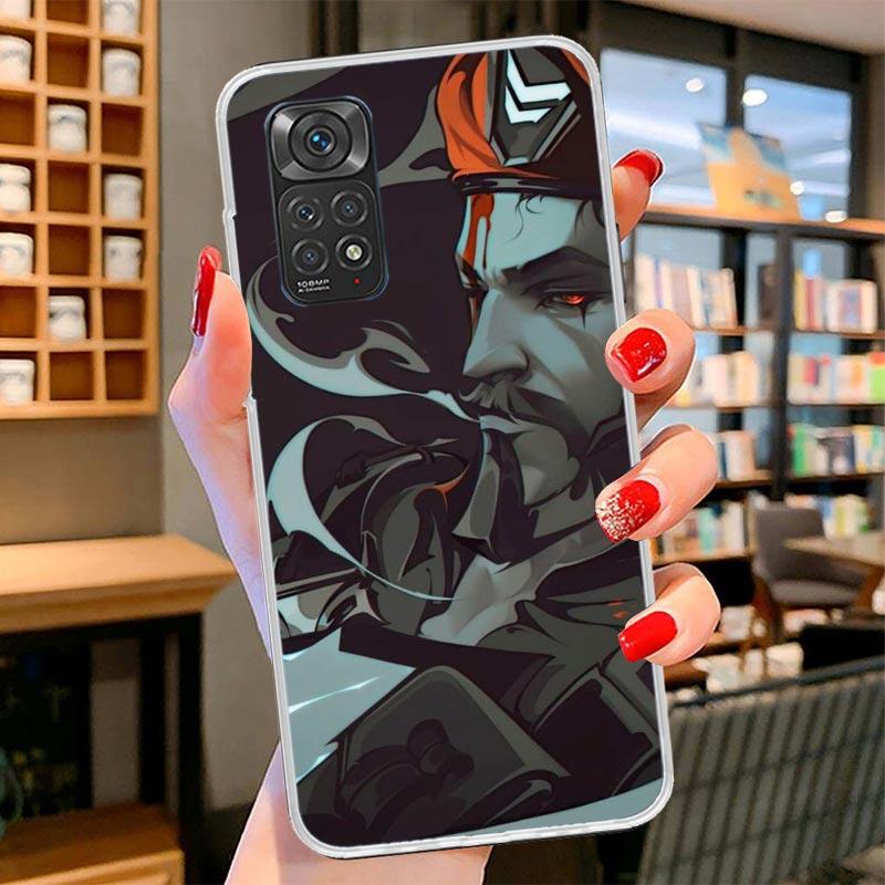 

Valorant Game Cool Cover Phone Case For Xiaomi Redmi Note 15 14 13 12 11 10 Pro Plus 14S 12S 11S 11T 11E 10S Soft Fundas Shell R Redmi Note 14S
