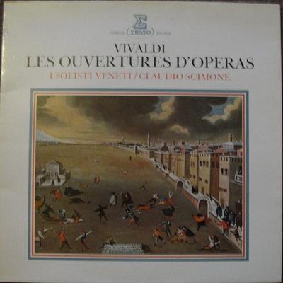 LP Record ANTONIO VIVALDI - I SOLISTI VENETI, - Les Ouvertures D'Opera STU71215 Erato 1979 France Classical Used