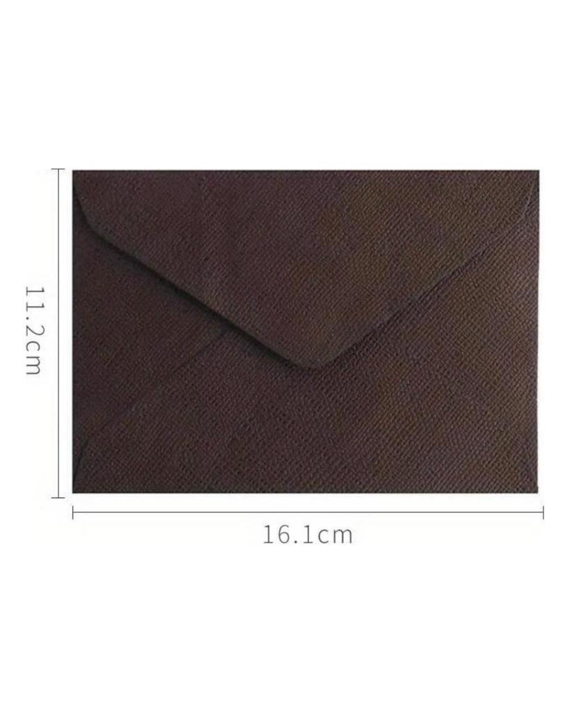 10pcs Vintage Linen Envelopes DIY Postcard Wedding Invitation Card Cover Gift Wrap Envelopes Korean Stationery Office Supplies