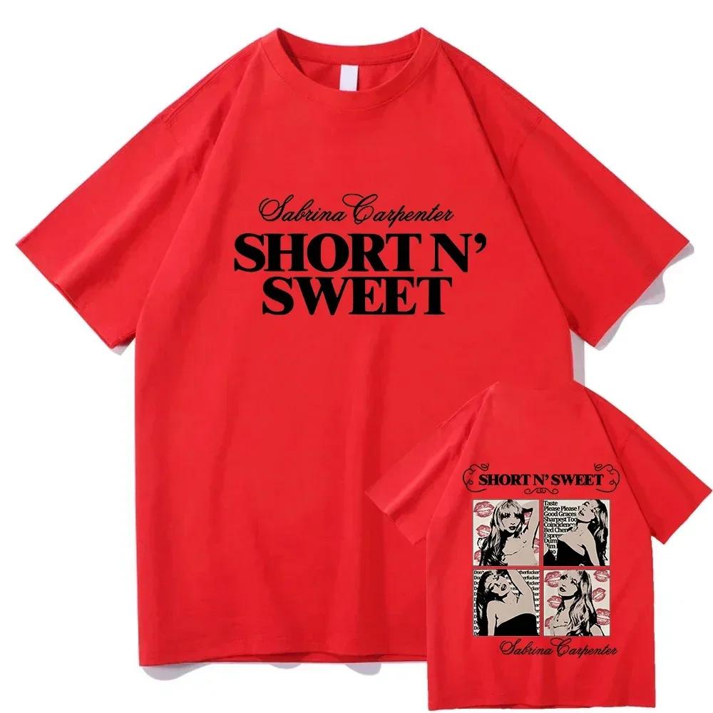 Front and back Y2K style printed album T-shirts for men and women Harajuku retro neutral cotton pattern T-shirts Kawaii clothes