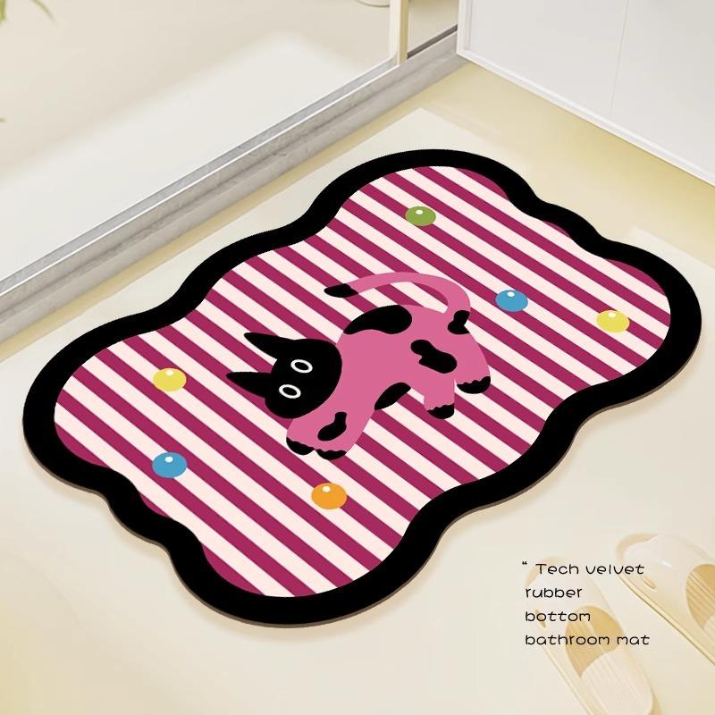 Bathroom Absorbent Diatom Mud Mat Bathroom Quick drying Anti slip Foot Pad Toilet Dirt resistant Wear resistant Floor Mat