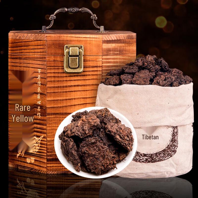 Rain Keeps Falling 2009 Lao Ban Zhang Ripe Puerh Tea (Lao Cha Tou) 1kg Gift