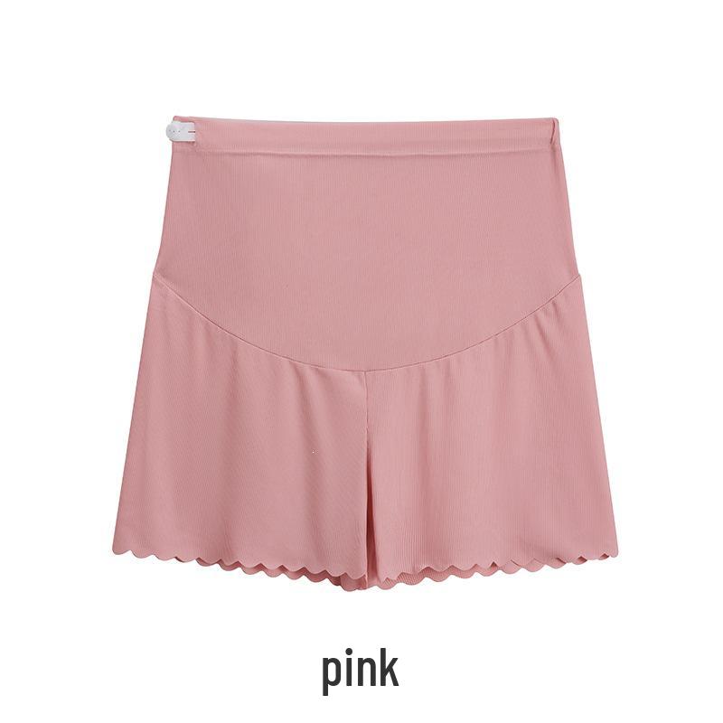 Women s Summer Maternity Wide-Leg Shorts: Loose, Casual, Anti-Exposure, Knee-Length Sports Base Layer M