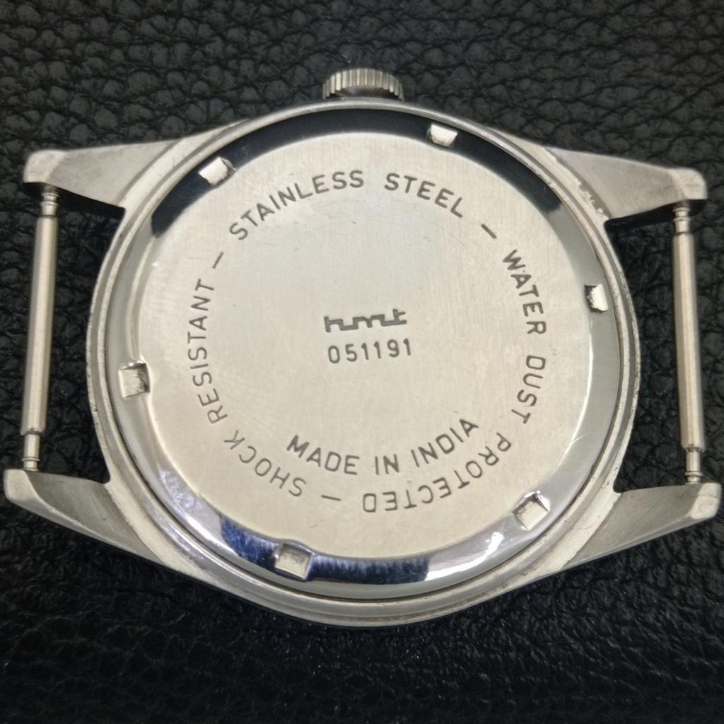 HAND-WINDING VINTAGE HMT INDIAN MENS ROMAN FIGURE WHITE DIAL WATCH A702852-1