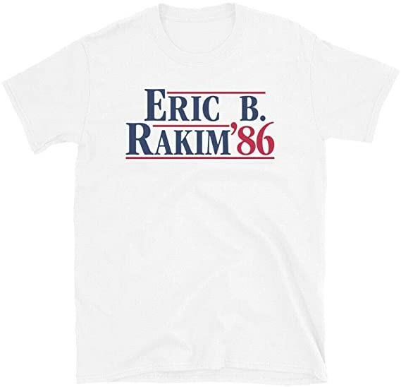 

Vintage Hiphop 86 Eric B& Rakim Tee Follow the Leader Don t Sweat the Technique Unisex T-Shirt XXXL