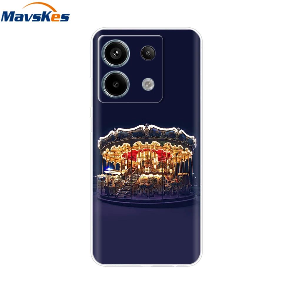 Etui do Xiaomi Redmi Note 13 Pro 5G Urocze Serduszko Miłości Silikonowe Miękkie Pokrowiec na Telefon Dla Redmi Note 13 5G Coque Etui Redmi Note13 Przezroczyste