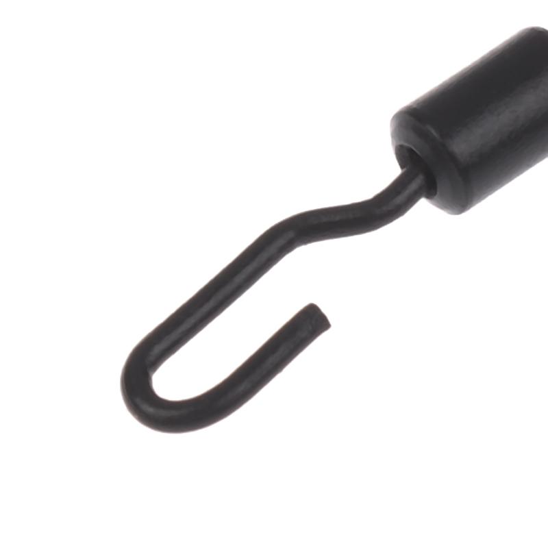 10/20Pcs Carp Fishing Swivels Snaps With Solid Ring Quick Change Fishing Hook Swivels Accessories For Carp Rig Micro Swivel Hook