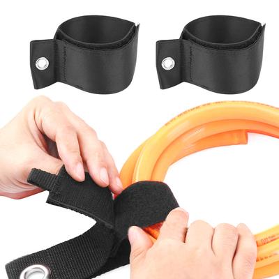 2pcs Reusable Bike Storage Strap Wire Cords Organizer Cable Hook and Loop Fastener Belt
