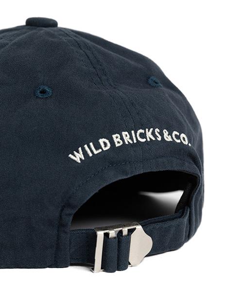 Waildeubeuligseu Cn Flat Brim Cap (Navy)
