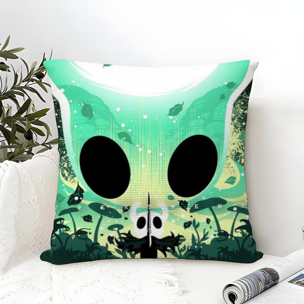 Metroidvania Game H-Hollow Knight Pillow Case Linen Pillow Case Sofa Home Decor Cushion Cover Cushion Cove