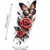 Long Lasting Rose Temporary Tattoo Flower Body Art Sticker Sweet Instant Decals  Daily Use