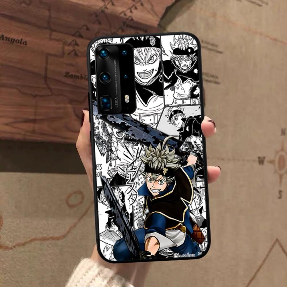 Black Clover Telefoonhoesje Voor Huawei P 8 9 10 20 30 40 50 Pro Lite Psmart Honor 10 Lite 70 Mate 20lite