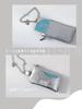 Key Key Smart Key with Small Item Card Pass Case Case, Pouch, Compatible, Reel, Storage, Compact, Case, Women's Chain, (Gold)