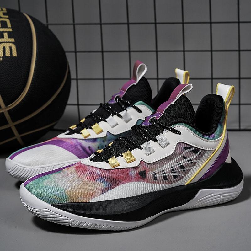 New basketball shoes men's and women's high-quality mesh breathable, non-slip and wear-resistant training shoes